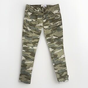 Jolt Camo Cargo Pants Size 11 Green Utility Slim Straight